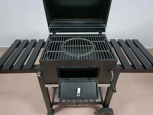 40kg重量の木炭BBQのグリル車輪が付いている23.7インチの携帯用キャンプのグリル