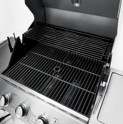 黒い磁器のエナメルのガスBBQのグリル