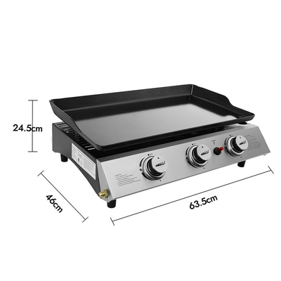 健康なCT 201 CSA Teppanyaki BBQのグリルのキャンプのための電気グリドルBbq