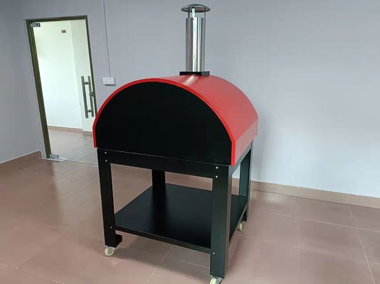 ステンレス鋼 オーブンの焼跡木の外の木製によって発射されるピザ オーブンCSA